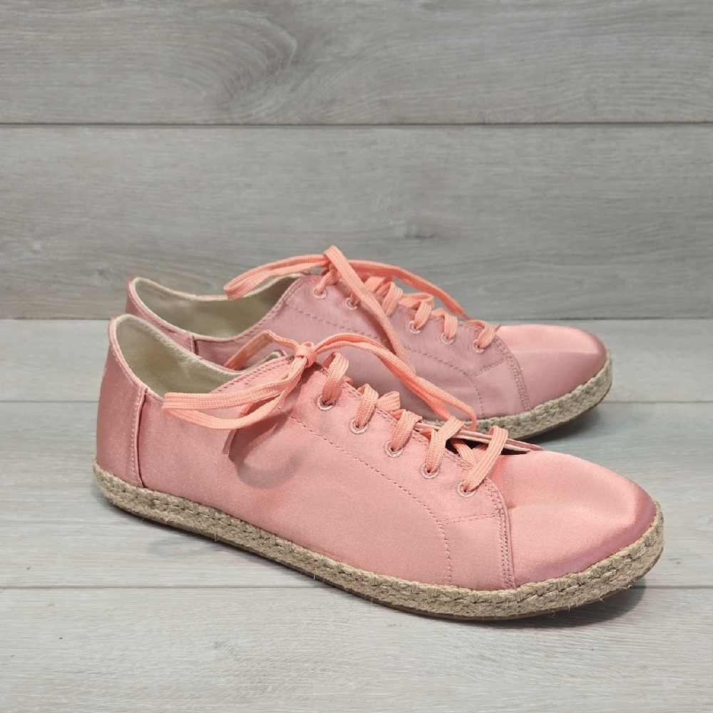 Toms Women's Pink Casual Sneakers Loafer Flats Sz 9.5